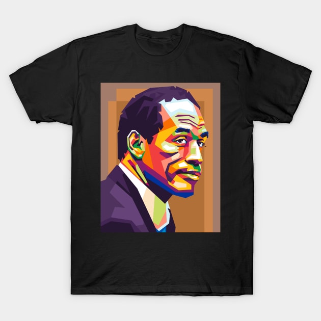 oj simpson T-Shirt by cool pop art house